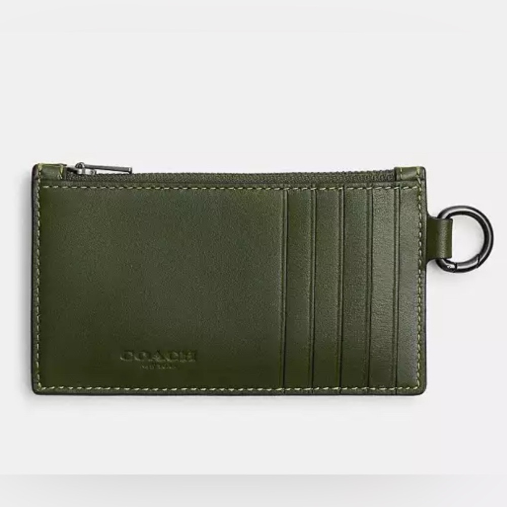 Coach Zip Card CaseIn Signature Camo Print - Picture 2 of 2